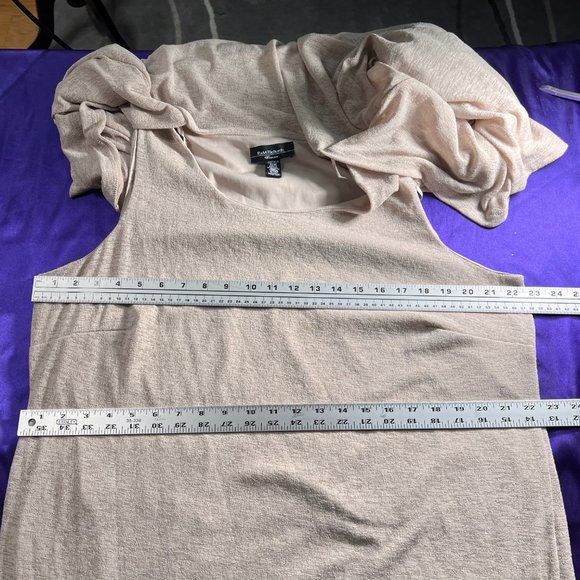 πR & M Richards Knitted Dress with Attached Open Waterfall Front Cardigan - Picture 8 of 13